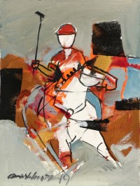 Mashkoor Raza, 12 x 16 Inch, Oil on Canvas, Figurative Painting, AC-MR-186